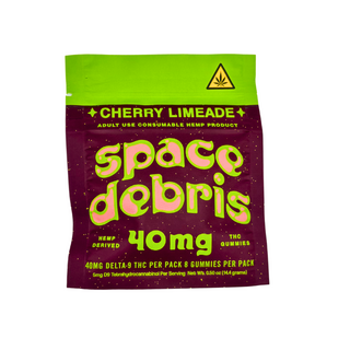Space Debris 40mg D9 THC 8ct Gummies