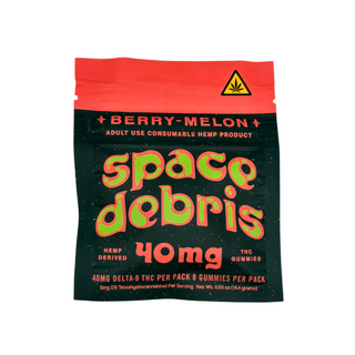 Space Debris Berry Melon 40mg D9 THC 8ct