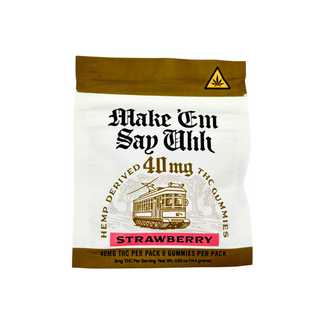 Make Em Say Uhh Strawberry 40mg D9 THC 8ct