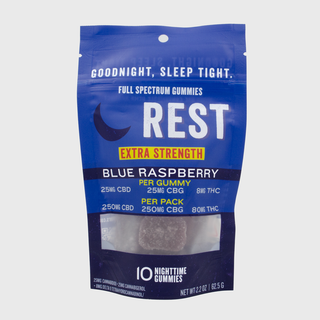 Rest Extra Strength Gummies CBD+CBG+THC