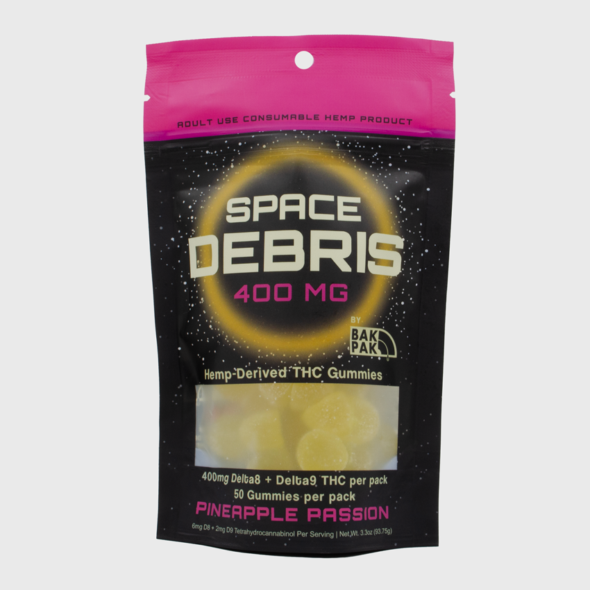 D8 Rhc Gummies Space Debris D8+D9 THC Gummies – BakPak