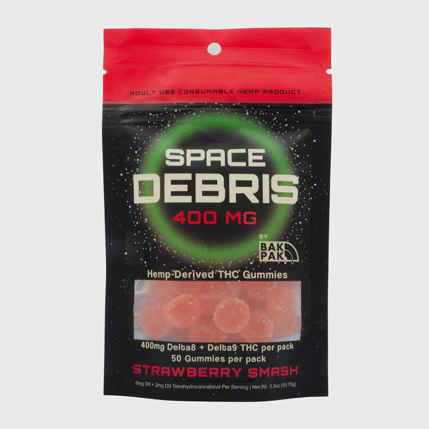 D8 Rhc Gummies Space Debris D8+D9 THC Gummies – BakPak