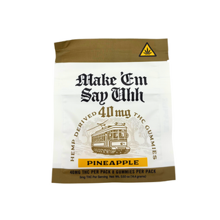 Make Em Say Uhh Pineapple 40mg D9 THC 8ct