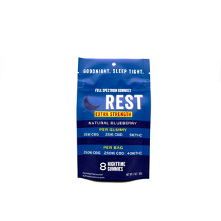 Rest Extra Strength Gummies CBD+CBG+THC (Copy)