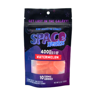 OG Space Debris D8+D9 40mg THC Watermelon Gummies