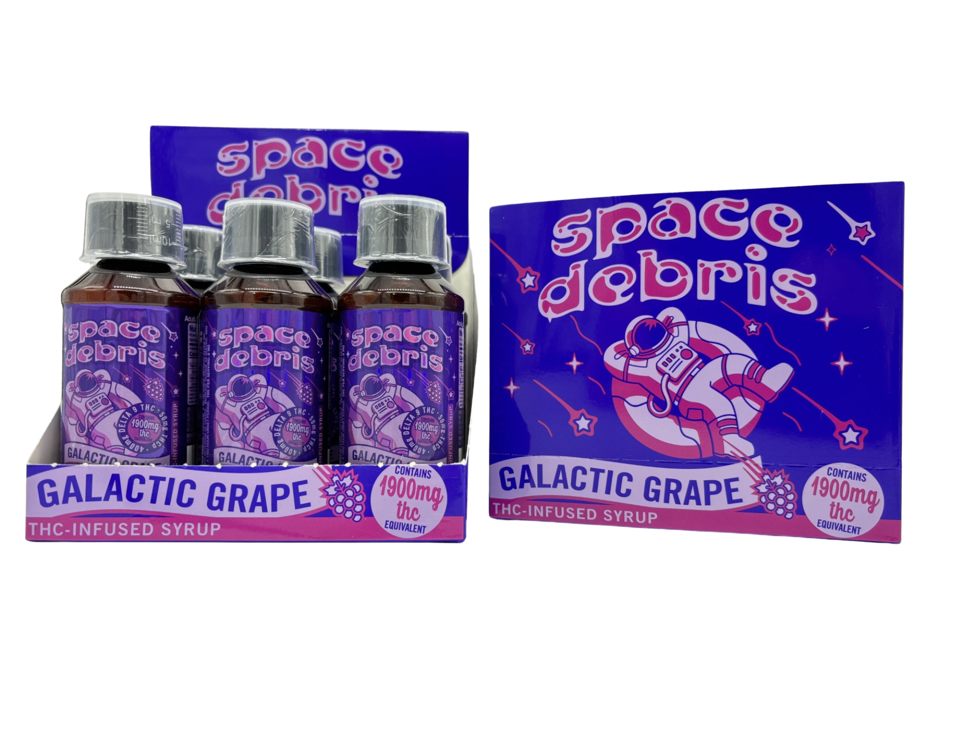 Galactic Grape Space Debris Galactic Grape 450mg 4oz D9THC+THCP – BakPak