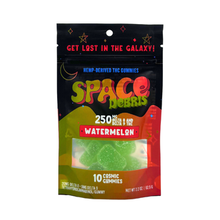 OG Space Debris D8+D9 25mg THC Watermelon Gummies